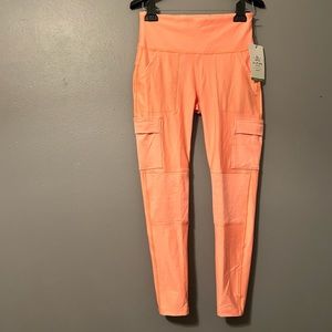 NWT Alpine Design Sz Small Bright Orange Selina High Rise Tight!